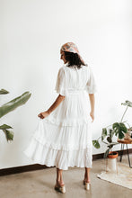 Load image into Gallery viewer, Boho Ivory Maxi Dress