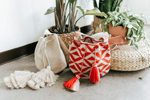 Wayuu Dream Bags Beige Tassel