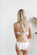Load image into Gallery viewer, Boho Stripe Ivory Bikini Bottom