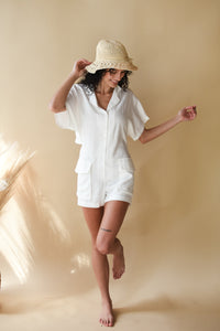 Paloma White Romper