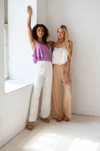 Load image into Gallery viewer, Breezy White Wide Leg Pants
