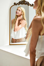 Load image into Gallery viewer, Sydney Beaded White Top