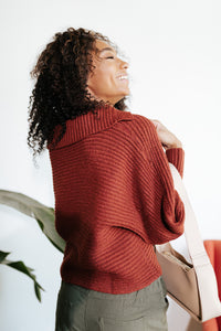 Cinnamon Collared Sweater