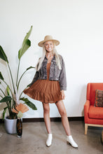 Load image into Gallery viewer, Cara Camel Smocked Dress