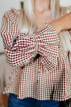 Load image into Gallery viewer, Cora Checker Print Top