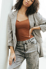 Load image into Gallery viewer, Black Relaxed Cropped Denim