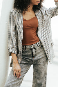 Black Relaxed Cropped Denim