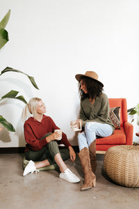 Relaxed Distressed Boyfriend Jeans