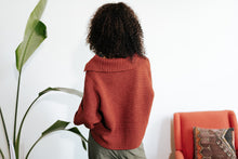 Load image into Gallery viewer, Cinnamon Collared Sweater