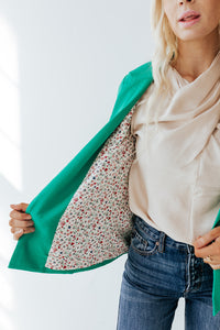 Gigi Kelly Green Blazer