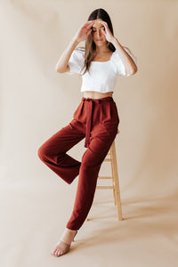 The Label Brick Belted Pant