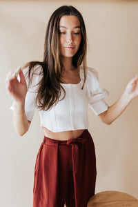 The Label Brick Belted Pant