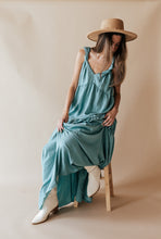 Load image into Gallery viewer, Knot Shoulder Maxi Dress