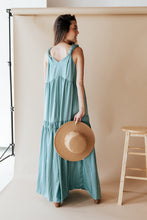 Load image into Gallery viewer, Knot Shoulder Maxi Dress
