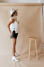 Load image into Gallery viewer, Alejandra Chocolate Leather Shorts