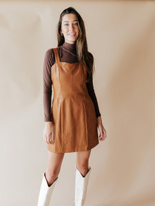 Cher Leather Mini Dress