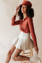 Load image into Gallery viewer, Boho Babe Shirred Shirt