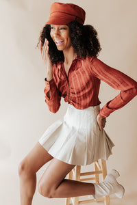 Boho Babe Shirred Shirt
