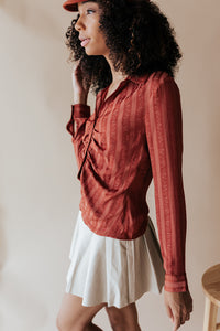 Boho Babe Shirred Shirt