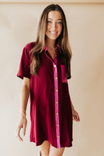 Load image into Gallery viewer, The Shift Button Mini Dress
