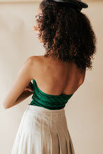 Load image into Gallery viewer, Check Green Halter Bodysuit