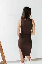 Load image into Gallery viewer, Brown Classic Knit Dress