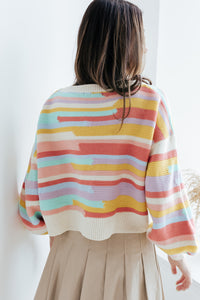 Rainbow Retro Sweater