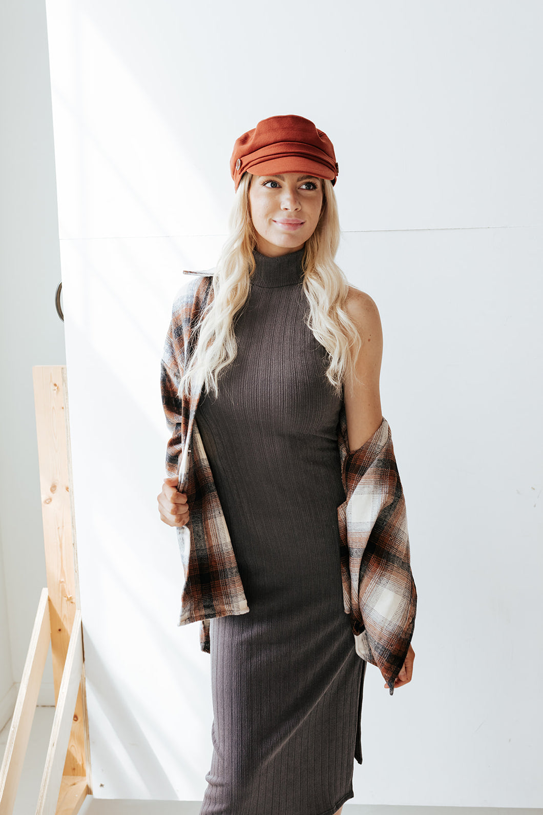 Kate Rust Flannel Shacket