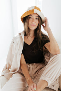 Clare Corduroy Ivory Shacket