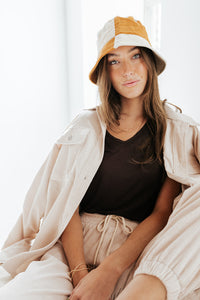 Clare Corduroy Ivory Shacket