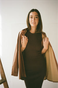 All That Brown Leather Shacket