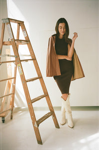 All That Brown Leather Shacket
