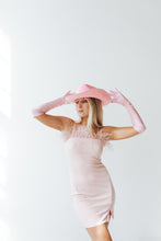 Load image into Gallery viewer, Pink Feather Dress