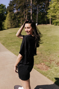 Fringe Back Dress