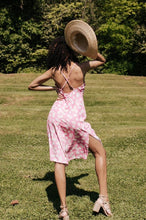 Load image into Gallery viewer, Daisy Pink Print Slip Dress