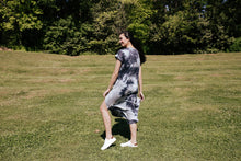 Load image into Gallery viewer, Charcoal Tie Dye Knit Dress