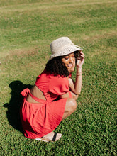 Load image into Gallery viewer, Radiant Red Tie Back Dress
